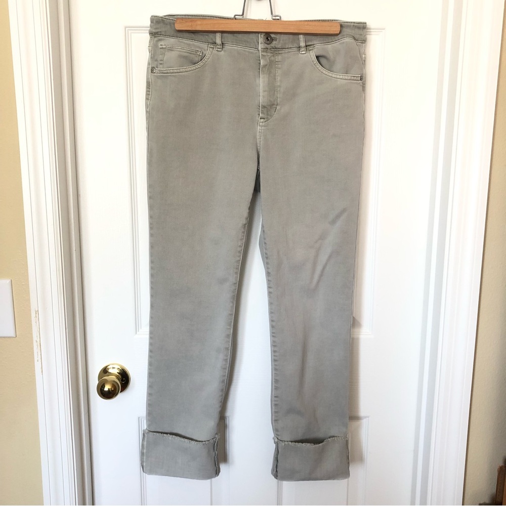 J. Jill Denim Cuffed Jeans Sz 8